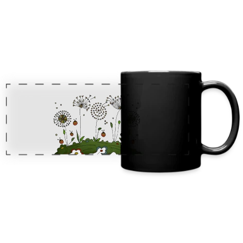 Éclat Floral - Mug panoramique uni