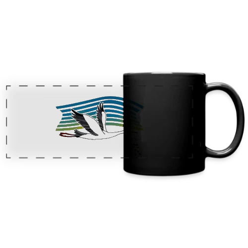 Cigogne Majestueuse - Mug panoramique uni