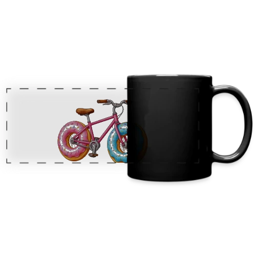 T-shirt Cycliste Gourmand : Donut & Vélo Humoristique - Mug panoramique uni