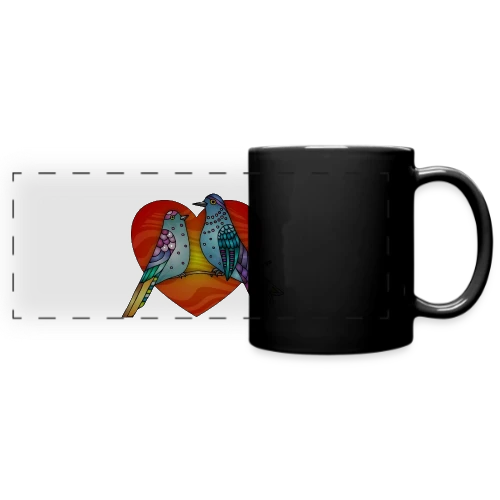 Envol Poétique des Oiseaux - Mug panoramique uni
