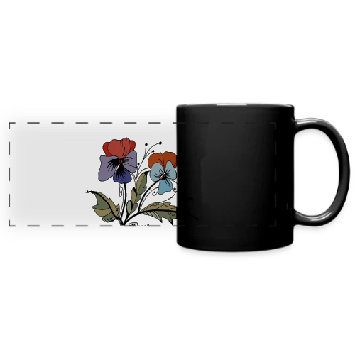 Éclat Floral - Mug panoramique uni