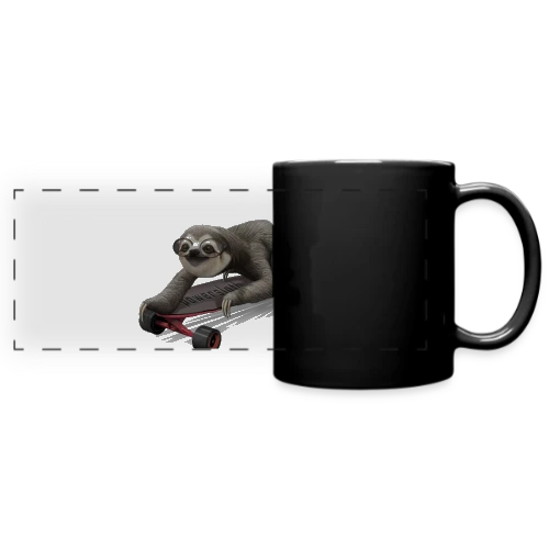 Paresseux Skateur Stylé - Mug panoramique uni