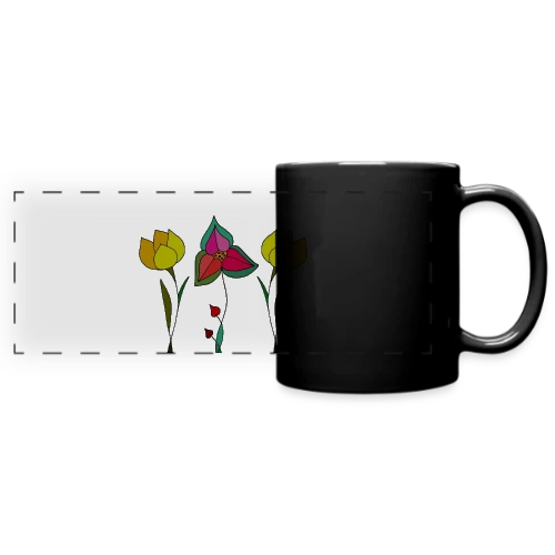 Jardin Fleuri Délicat - Mug panoramique uni