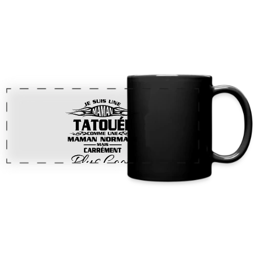 Maman Tatouée Tendance - Mug panoramique uni