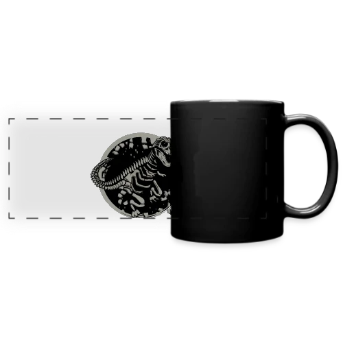 T-Rex Fossile : Le Squelette de Dinosaure Mythique - Mug panoramique uni