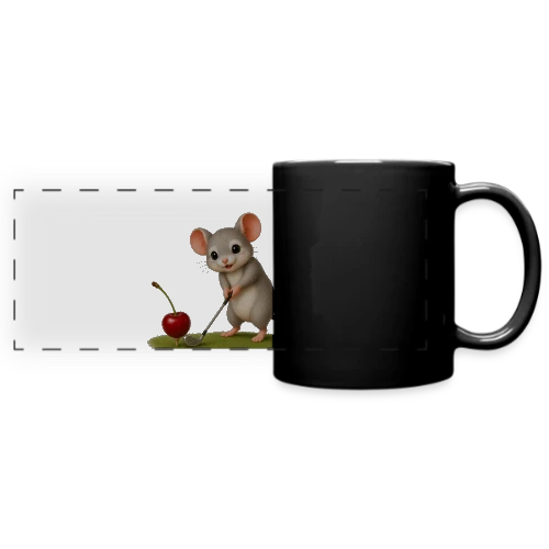 La Souris Golfeuse - Mug panoramique uni