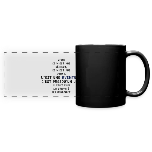 Jacques Brel: Le Grand Poète - Mug panoramique uni