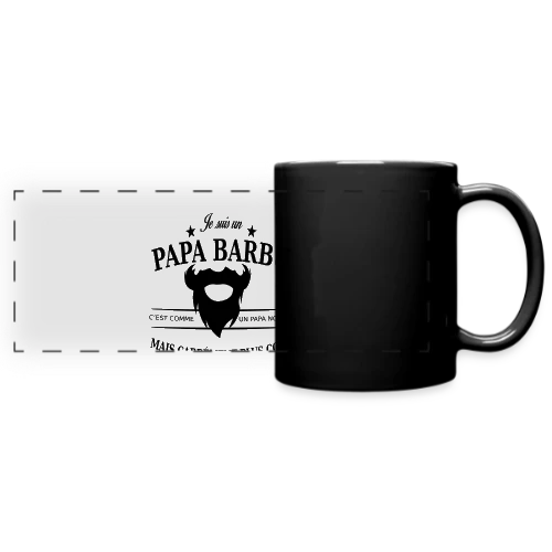 Papa Stylé Barbu - Mug panoramique uni