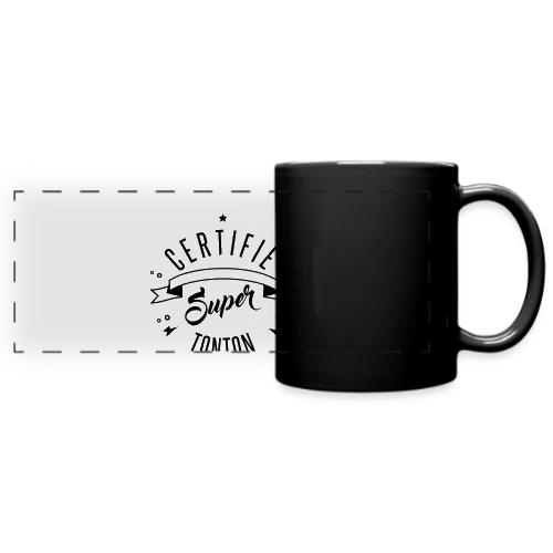 T-shirt Certifié Super Tonton - Mug panoramique uni