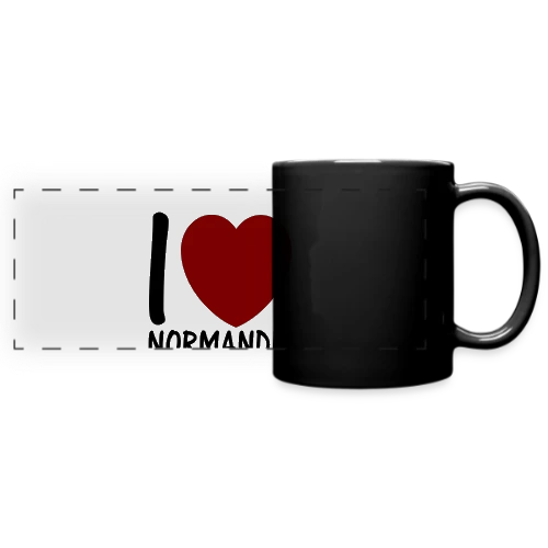 J'aime la Normandie - Mug panoramique uni