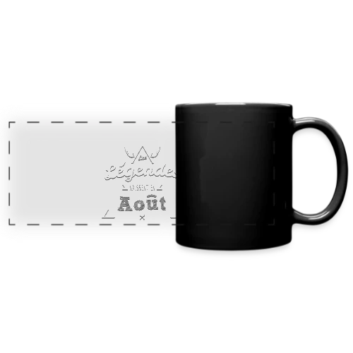 Les Légendes Naissent en Août - Mug panoramique uni