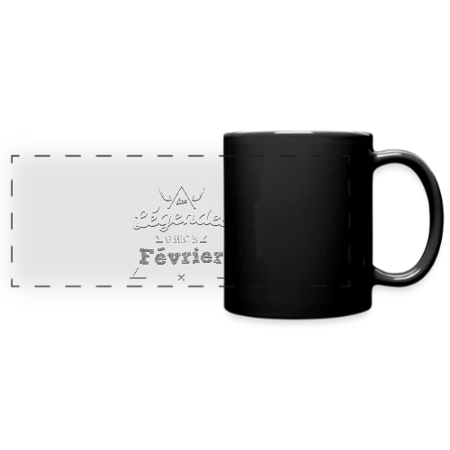 Février : Le Mois des Légendes - Mug panoramique uni