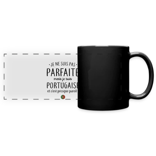 Pas Parfaite, Juste Italienne ! - Mug panoramique uni