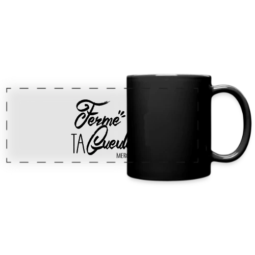 T-shirt Humour : Chut ! Message Subtil - Mug panoramique uni