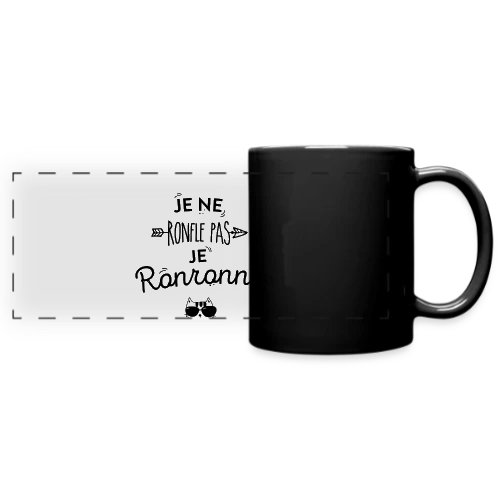 Je Ronronne - Mug panoramique uni