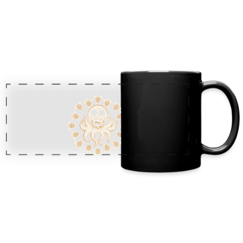 Crâne Poulpe - Mug panoramique uni