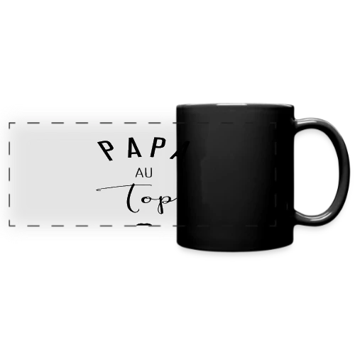 PAPA AU TOP - Mug panoramique uni