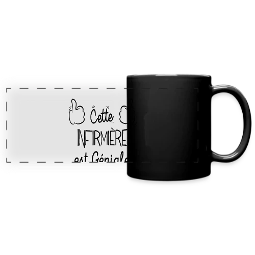 Infirmière en Or : Le T-shirt des Héroïnes du Quotidien - Mug panoramique uni