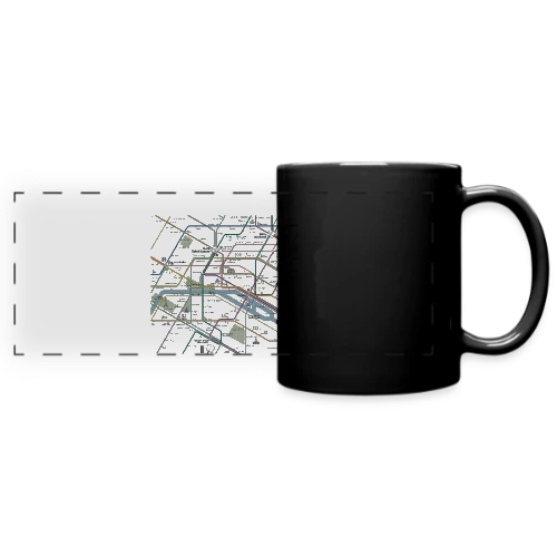 Plan Métro Parisien - Mug panoramique uni