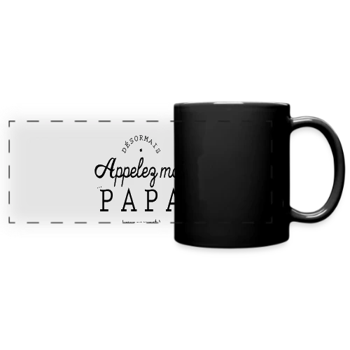T-Shirt 'Moi, c'est Papa Maintenant !' - Annonce Naissance - Mug panoramique uni