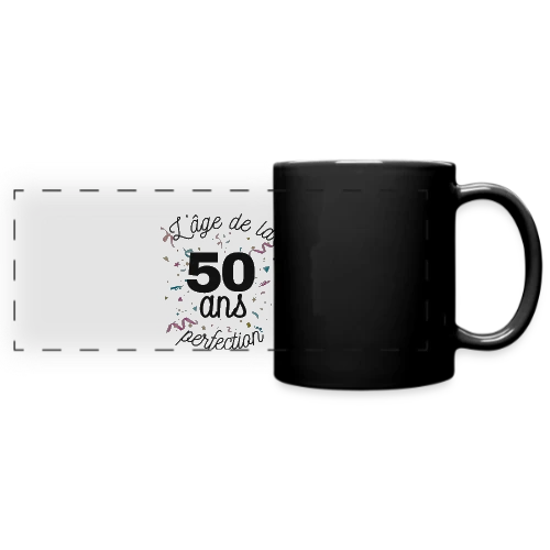 50 ans : L'Âge de la Perfection - Mug panoramique uni