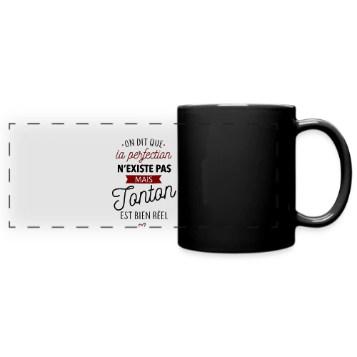 T-shirt Tonton 'La Perfection est Réelle !' - Mug panoramique uni