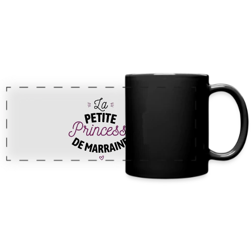 Ma Filleule, Ma Princesse - Mug panoramique uni