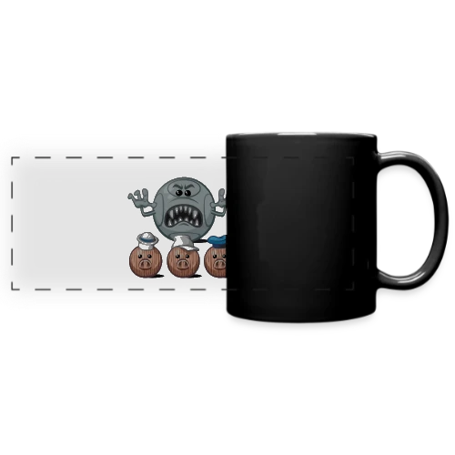 Les 3 petits cochons - Mug panoramique uni