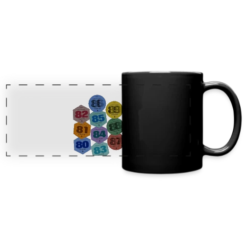 Vignette Auto Rétro Années 80 - Mug panoramique uni