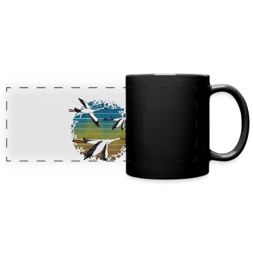 Cigogne Élégante - Mug panoramique uni