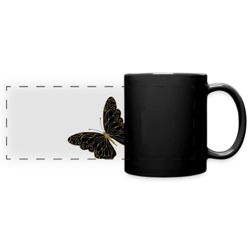 Papillon Élégant - Mug panoramique uni