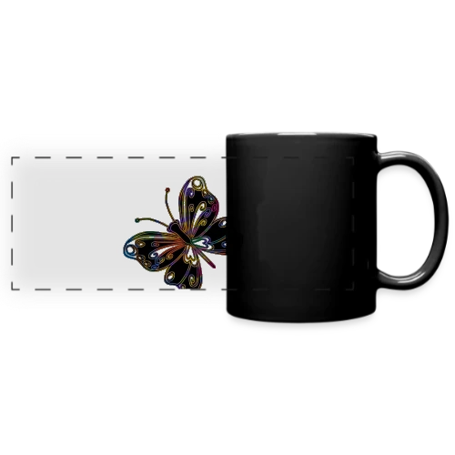Papillon Élégant - Mug panoramique uni