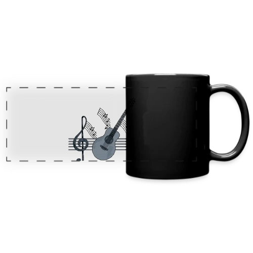 Mélodie Guitare - Mug panoramique uni