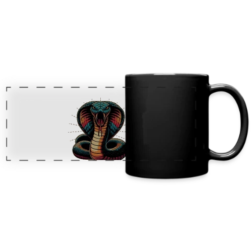 T-shirt Cobra Royal Éclatant : Style Dynamique et Vives Couleurs - Mug panoramique uni