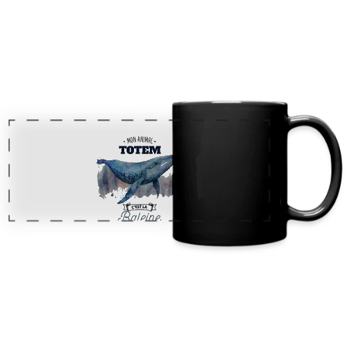 La Baleine, Mon Animal Totem - Mug panoramique uni