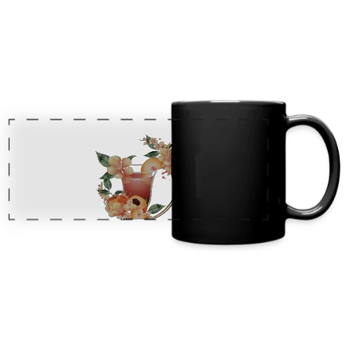 Cocktail Pêche en Fleurs: Douceur Estivale - Mug panoramique uni