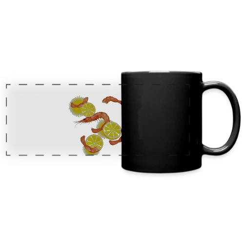 Crevettes et Citron Frais - Mug panoramique uni
