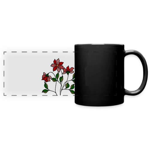 Fleurs Épanouies - Mug panoramique uni