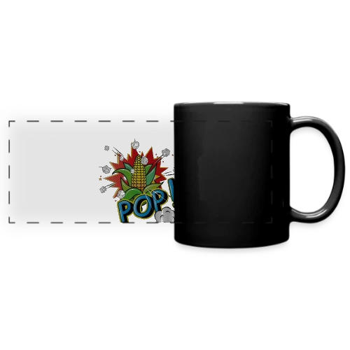Maïs Pop Art Pétillant & Popcorn Volant - Mug panoramique uni