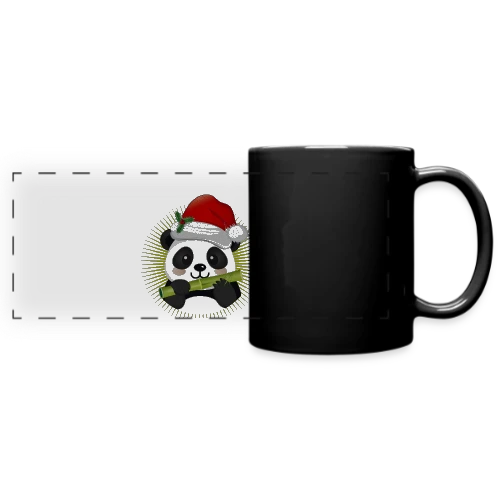 Panda Festif de Noël - Mug panoramique uni