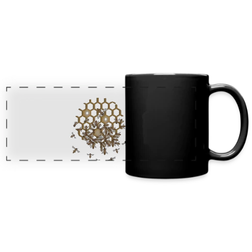 Nid d'Abeille Géométrique : Nature & Harmonie - Mug panoramique uni