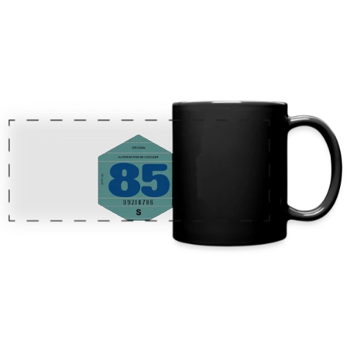 Vignette Rétro Automobile France 1985 - Mug panoramique uni