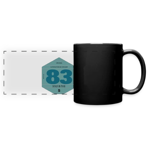 Vignette Auto Rétro 1983 : Voyage Vintage en France - Mug panoramique uni