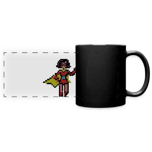 Super-Héroïne Rétro Mag - Mug panoramique uni