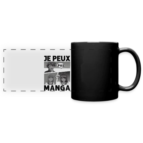 Je peux pas, j'ai manga : l'excuse parfaite pour les Otakus - Mug panoramique uni