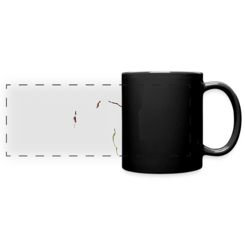 Silhouette Cavalière Abstraite - Mug panoramique uni