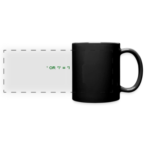 Hacker Pentest SQL Injection - Cybersécurité - Mug panoramique uni