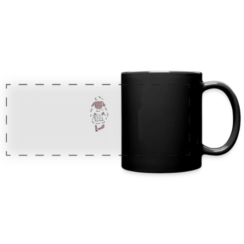 T-Shirt Tricot & Yoga: Knitting Is My Yoga - Mug panoramique uni