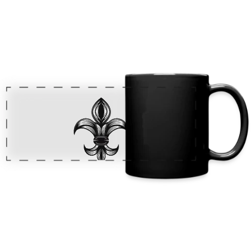 Fleur de Lys Élégante - Symbole Royal - Mug panoramique uni