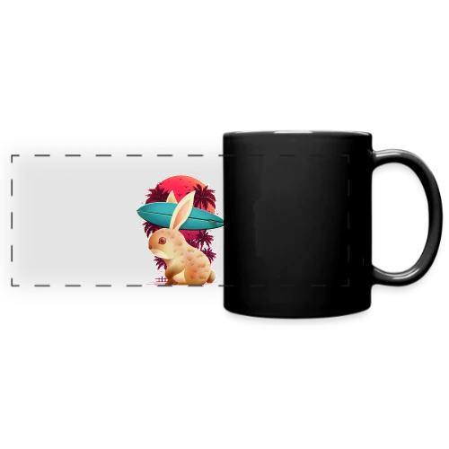 Lapin Surfeur Estival - Mug panoramique uni